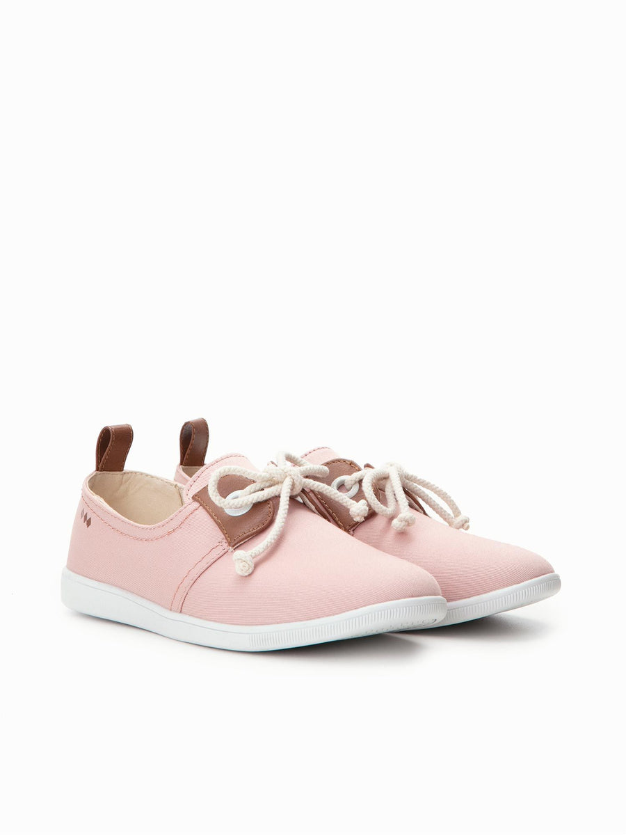 Women s Canvas Sneakers Twill Pink Armistice French design French Sujet