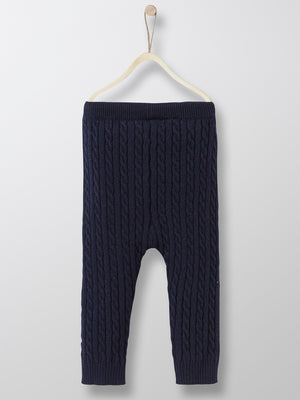Cyrillus Paris | Baby's Knit Leggings | Navy | Size 1Y, 2Y, 3Y