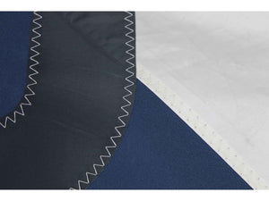 727 Sailbags | Duo No.6 Bean Bag | Navy, White & Black | Diameter 72cm