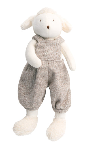 Soft and cuddly, Albert the French Sheep is the perfect gentle companion for your little one. Albert is elegantly dressed in baggy tweed dungarees and loves being cuddled or taken on big adventures! 