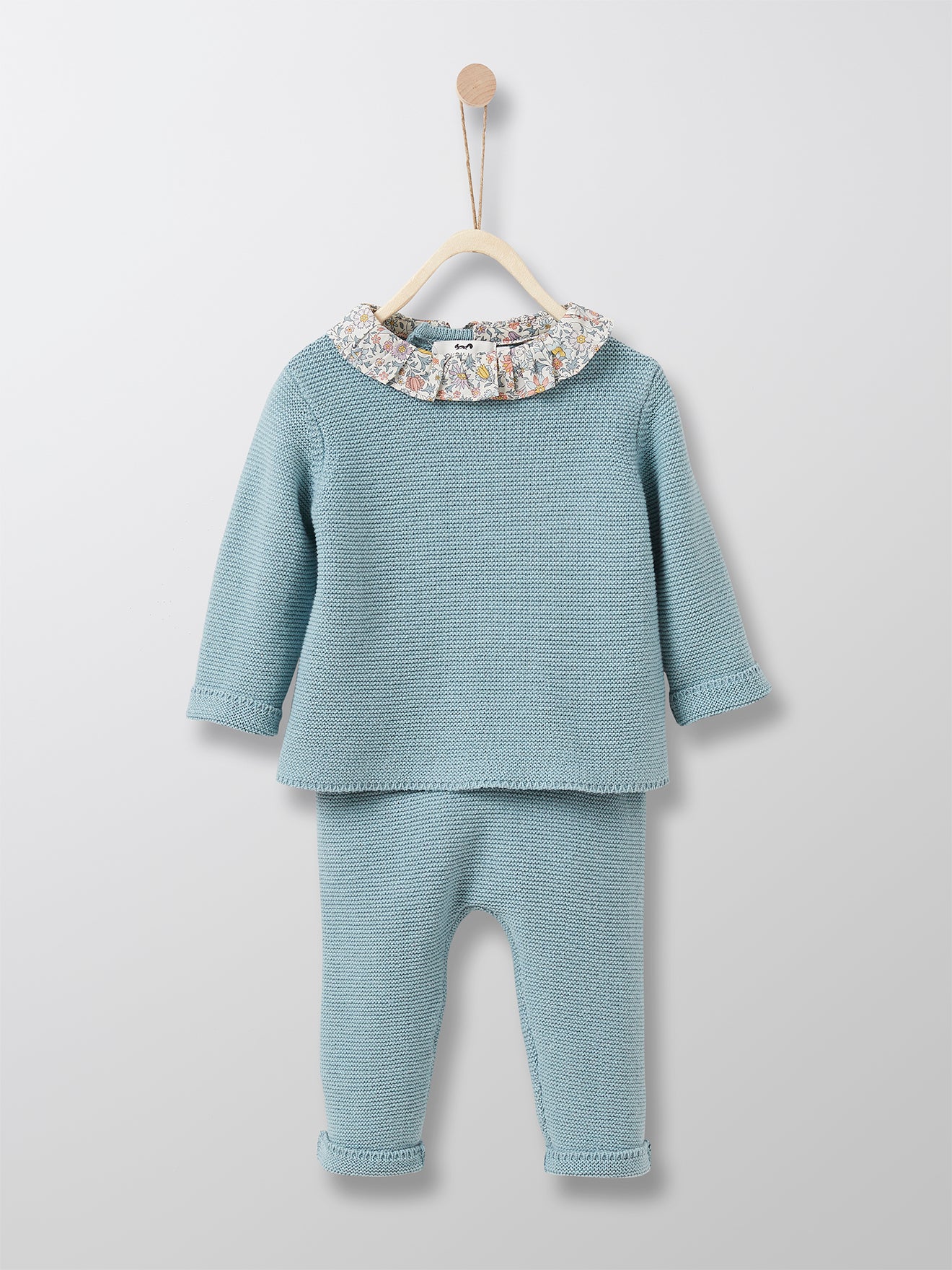 Cyrillus Paris | Liberty Sweater & Leggings Outfit | 100% Cotton | 1M, 3M