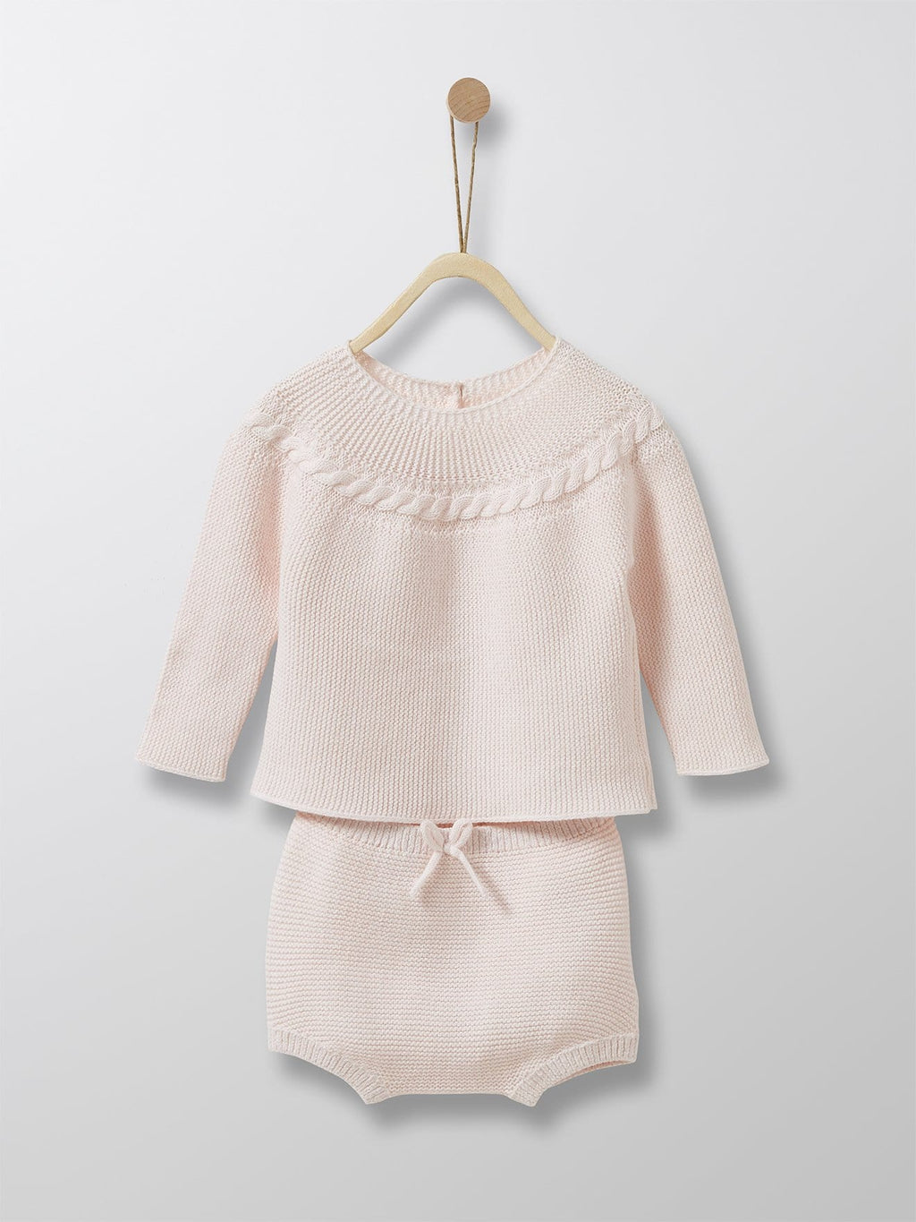 Cyrillus Paris | Sweater & Briefs Outfit for Newborn | 100% Organic Cotton | 1M, 3M