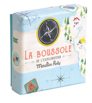 Moulin Roty | Real Compass in Illustrated Gift Box | 'Le Jardin' | Age: 3+