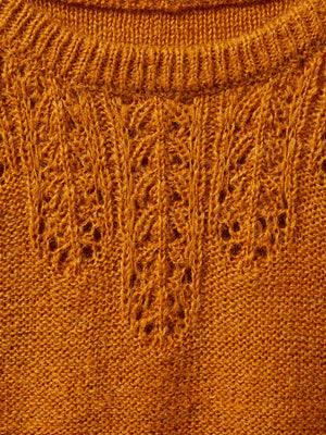 Cyrillus Paris | Girl's Knit Sweater | Mustard | 3Y, 4Y, 6Y