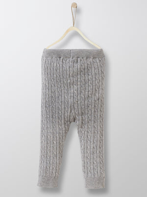 Cyrillus Paris | Baby's Knit Leggings | Grey | Size 2Y, 3Y