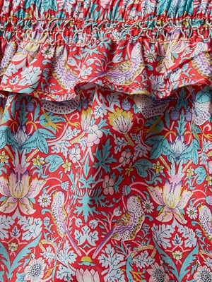 Cyrillus Paris | Girl's Liberty floral bikini briefs | 100% Cotton | Floral (Strawberry) | Size 4-6Y
